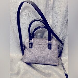 Liz Claiborne Silver and Black Women's Handbag